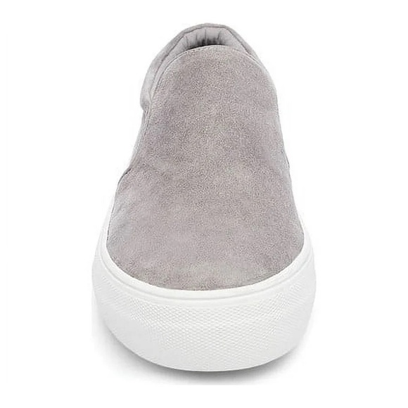 Steve Madden Gray Slip-On Suede Sneakers - Picture 2 of 9